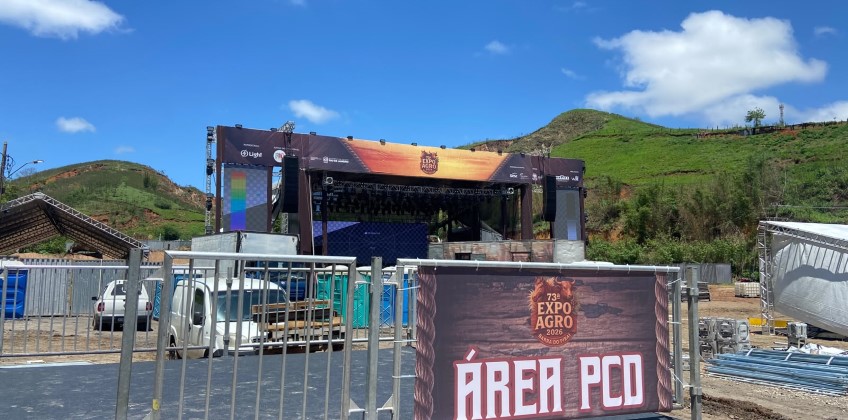 ExpoAgro: Prefeitura de Barra do Piraí prepara estrutura acessível para pessoas com deficiência